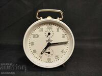 BZC OLD RETRO MECHANICAL CLOCK ALARM CLOCK PETER GERMANY