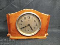 BZC OLD RETRO SOC USSR DESK MECHANICAL CLOCK MAYAK