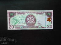 TRINIDAD AND TOBAGO 20 DOLLARS 2006 NEW UNC