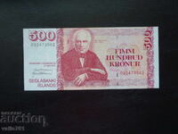 ИСЛАНДИЯ  500  КРОНИ  2001  НОВА  UNC