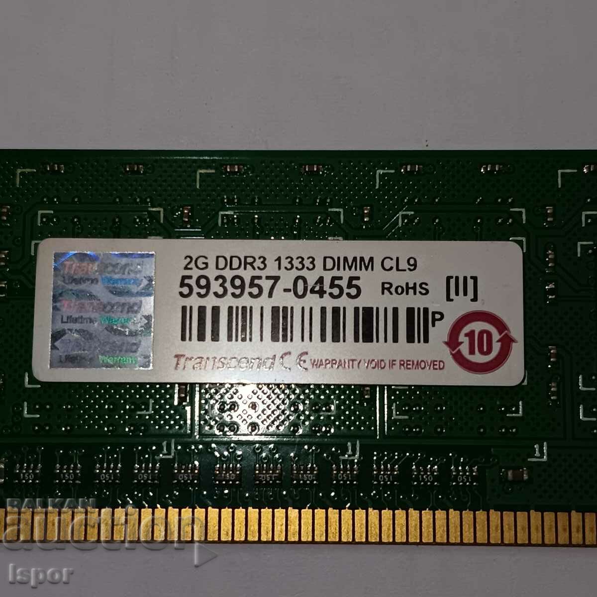 RAM 2 GB with price 4.00 BGN | € 2.05