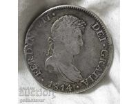 Bolivia 8 reales 1814 Silver! RR Colony thaler, rare!