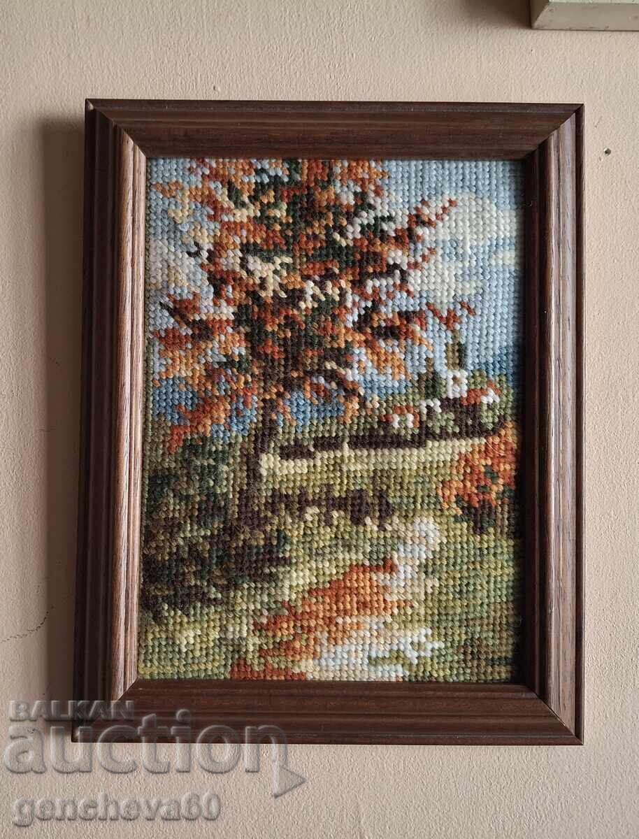 Δημοπρασία Τοπίο ταπισερί,,Φθινόπωρο"