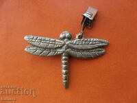 Metal dragonfly pendant