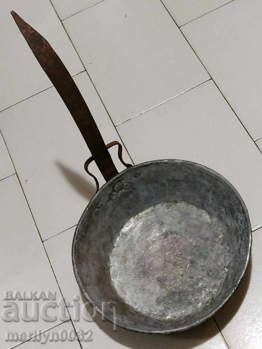 Old copper pan, copper, tray, copper vessel with price 99.00 BGN | € 50.62