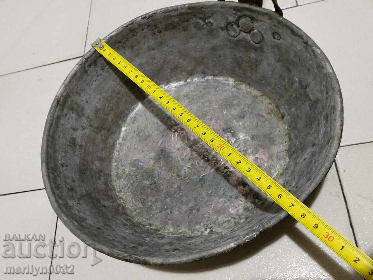 Old copper pan, copper, tray, copper vessel - 5