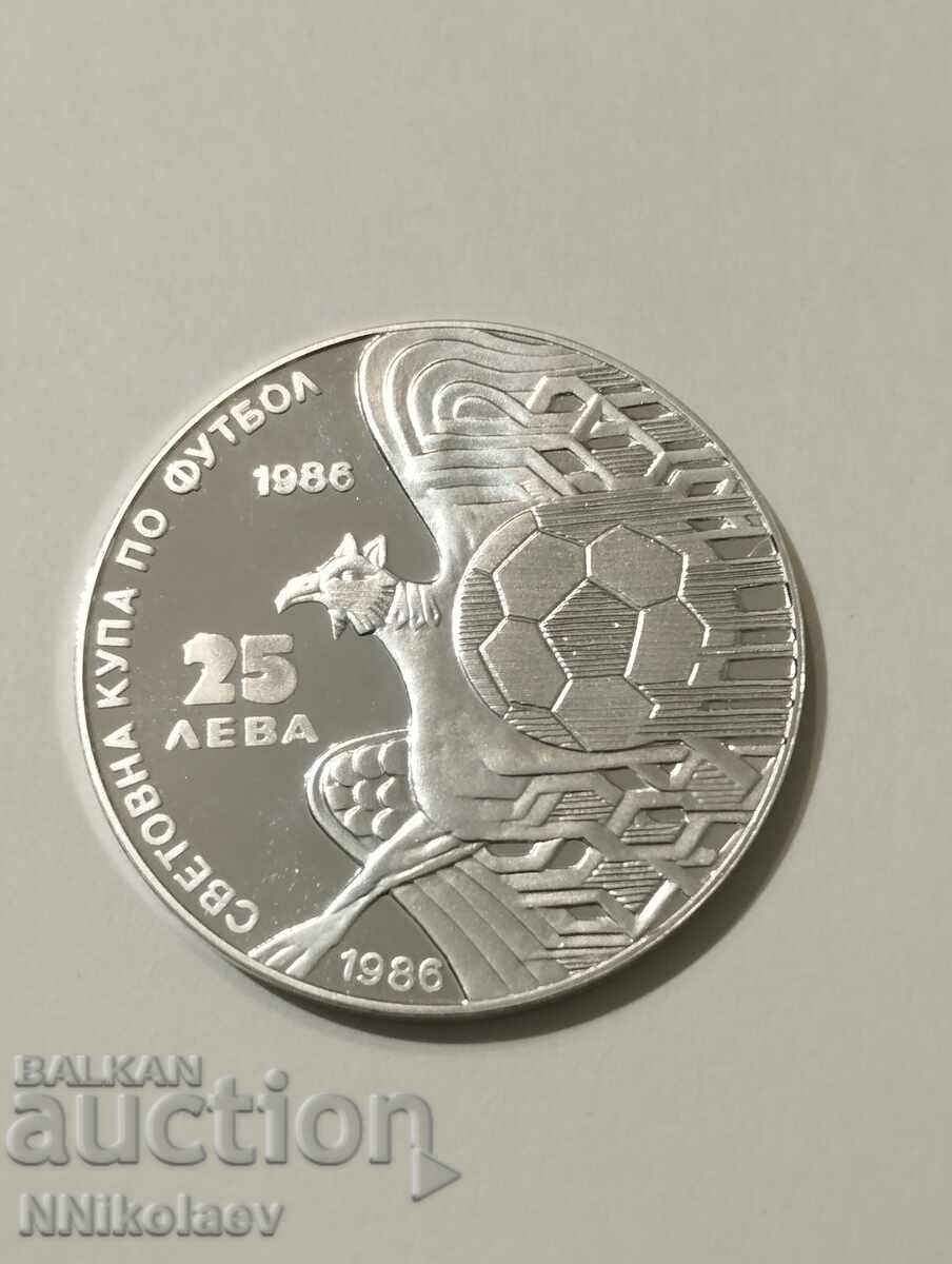 25 leva 1986 Cupa Mondială Mexic Griffon cu preț 120.00 BGN | € 61.36 25 leva 1986 Cupa Mondială Mexic Griffon cu preț 120.00 BGN | € 61.36