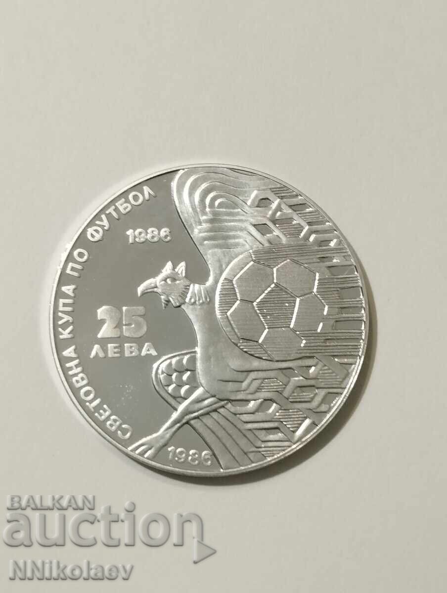 Licitație 25 leva 1986 Cupa Mondială Mexic Griffon Licitație 25 leva 1986 Cupa Mondială Mexic Griffon