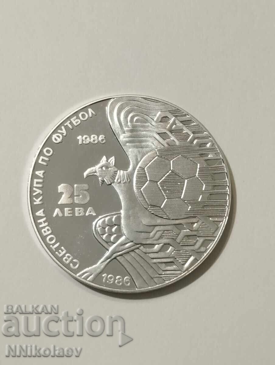 25 leva 1986 Cupa Mondială Mexic Griffon 25 leva 1986 Cupa Mondială Mexic Griffon