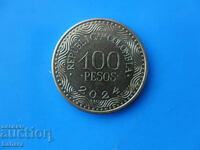 100 pesos 2024 Colombia