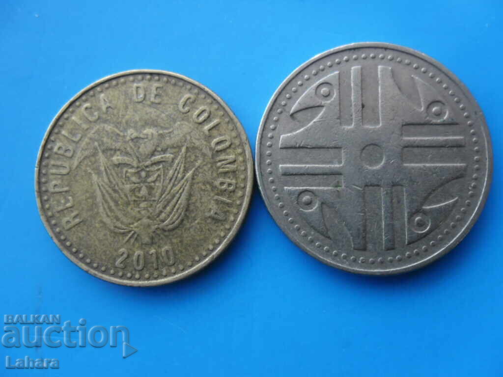 2010 100 and 200 pesos Colombia with price 2.50 BGN | € 1.28 2010 100 and 200 pesos Colombia with price 2.50 BGN | € 1.28