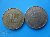 100 și 200 de pesos 2010 Columbia