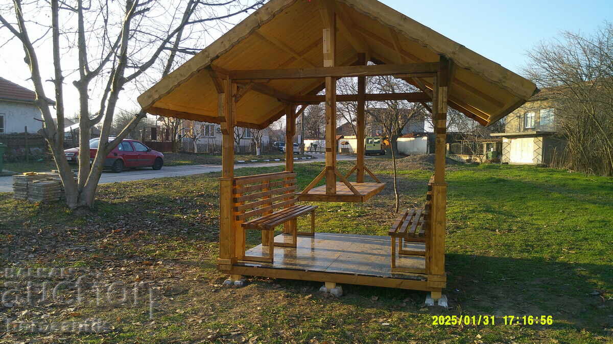 Доставка на Градинска беседка Доставка на Градинска беседка