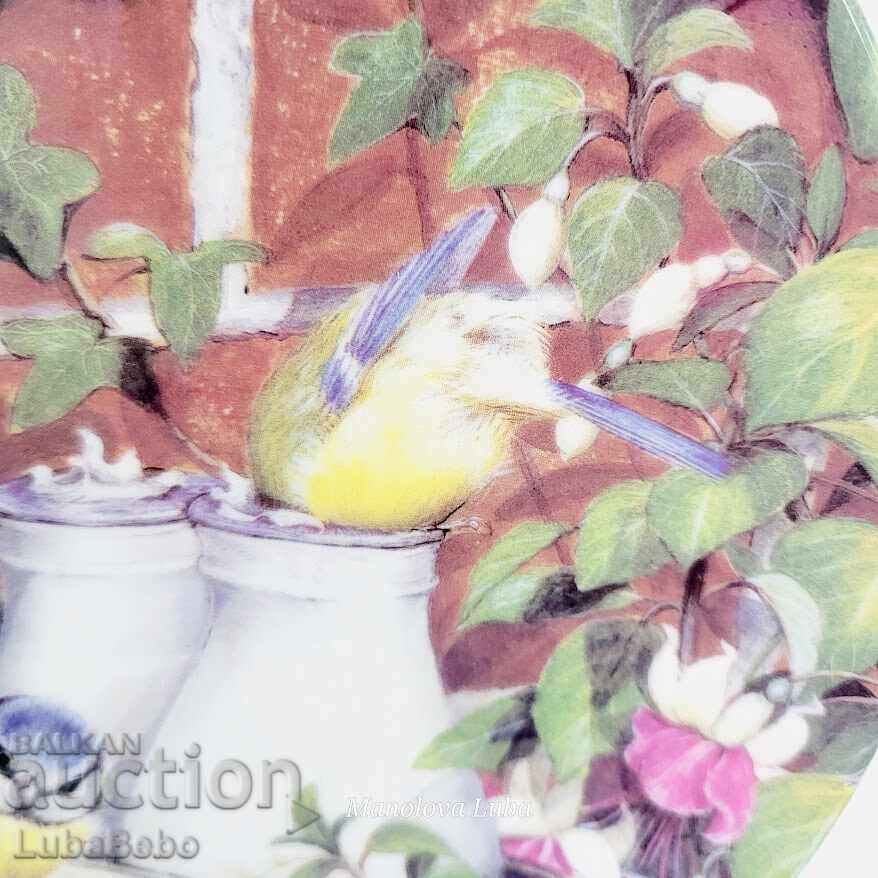 Delivery of Decorative porcelain plate Coalport Fine China. Delivery of Decorative porcelain plate Coalport Fine China.