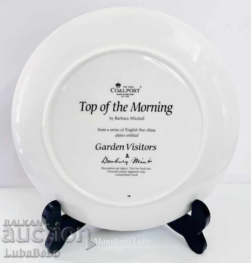 Decorative porcelain plate Coalport Fine China. - 7 Decorative porcelain plate Coalport Fine China. - 7