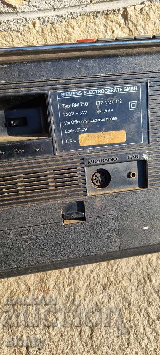 Old cassette player, Siemens - 7