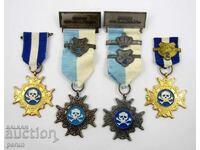 Belgium-Skull Medals-Tourist Trek-100km-Participant