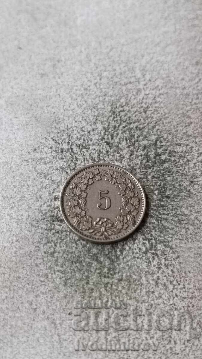 Switzerland 5 rapen 1931 Switzerland 5 rapen 1931