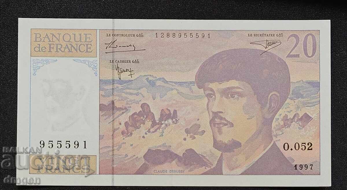 20 франка Франция 1997