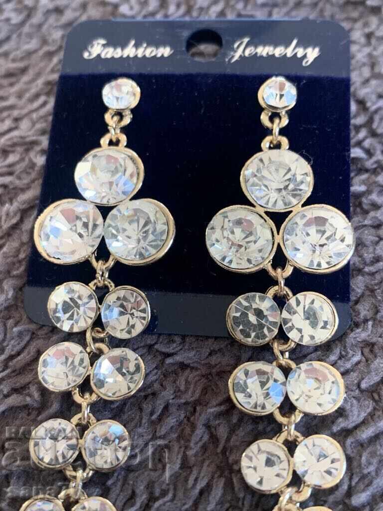 Beautiful new women's earrings-6 with price 6.00 BGN | € 3.07