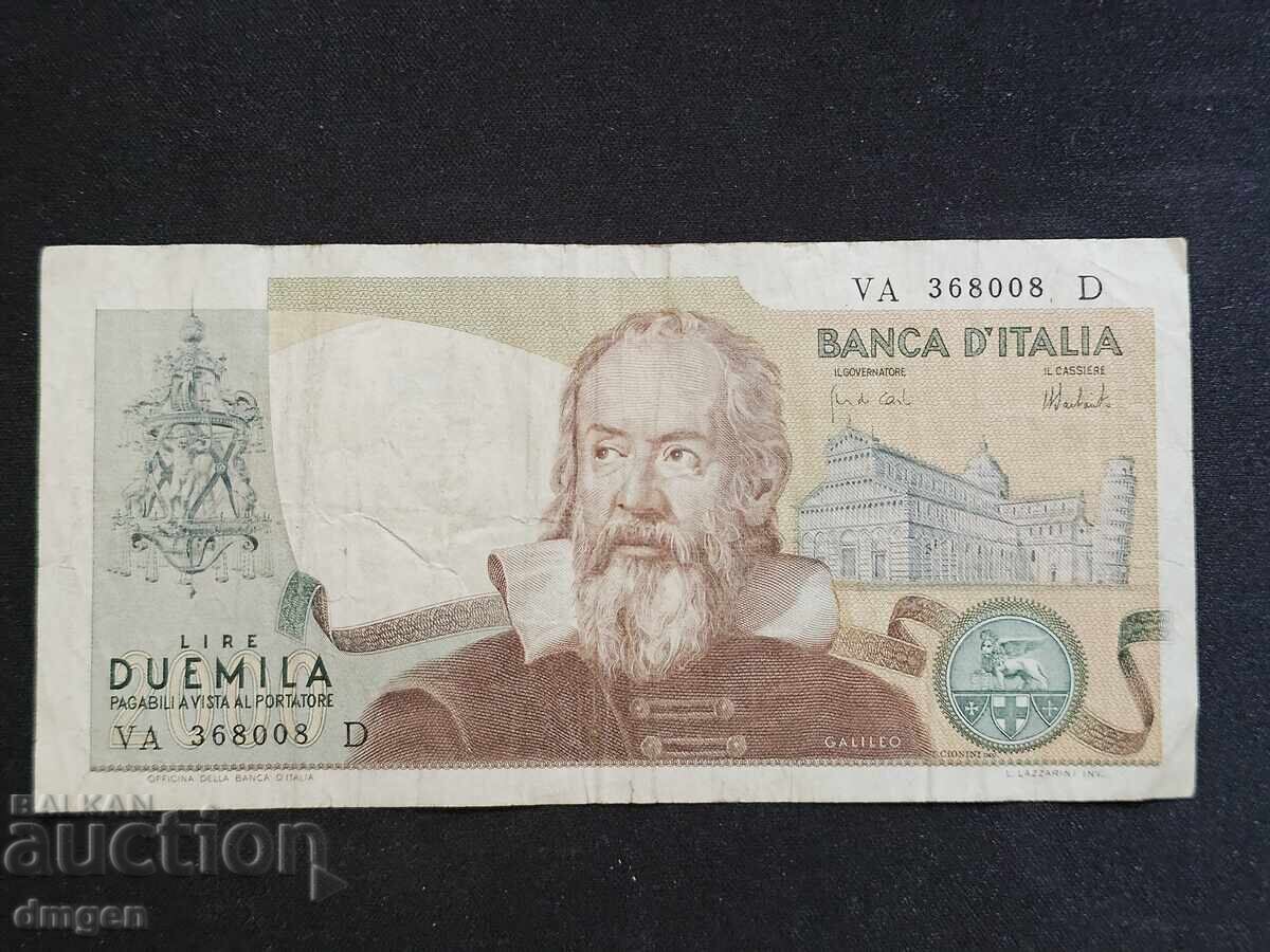 2000 лири Италия 1973 2000 лири Италия 1973