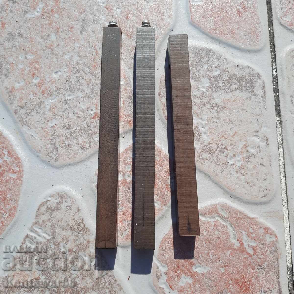 Bakelite rods, 3 pcs Bakelite rods, 3 pcs