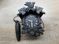 Old Wall Mechanical Czech Clock Prim, Prim Cuckoo