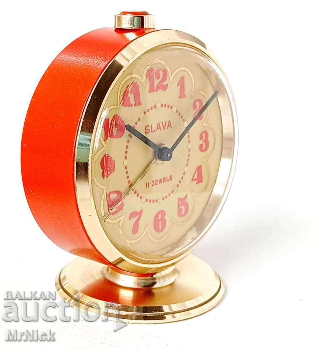 Auction Alarm clock Slava - working Auction Alarm clock Slava - working
