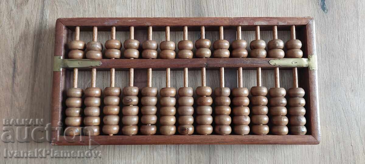 Wooden retro abacus for connoisseurs