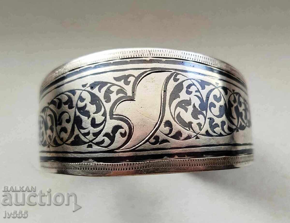 OLD AUTHENTIC SOVIET SILVER-NIEL BRACELET FOR WEARING with price 200.00 BGN | € 102.26 OLD AUTHENTIC SOVIET SILVER-NIEL BRACELET FOR WEARING with price 200.00 BGN | € 102.26