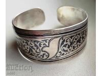 OLD AUTHENTIC SOVIET SILVER-NIEL BRACELET FOR WEARING