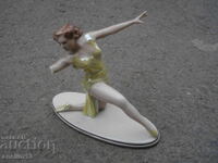 OLD BULGARIAN PORCELAIN BALLERINA SIP