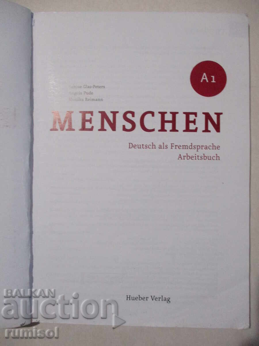 Menschen A1 - Arbeitsbuch, Sabine Glas-Peters, Angela Pude with price 11.99 BGN | € 6.13