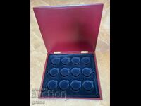 Luxury coin box 36 pieces