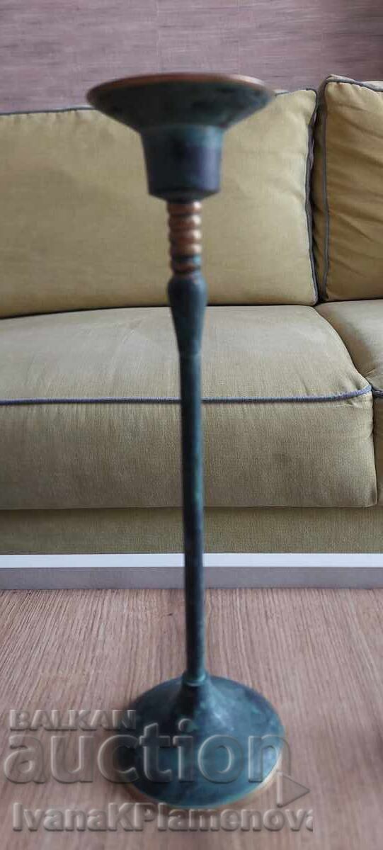 Sfeșnice din alamă, două bucăți, pentru cunoscători - 5