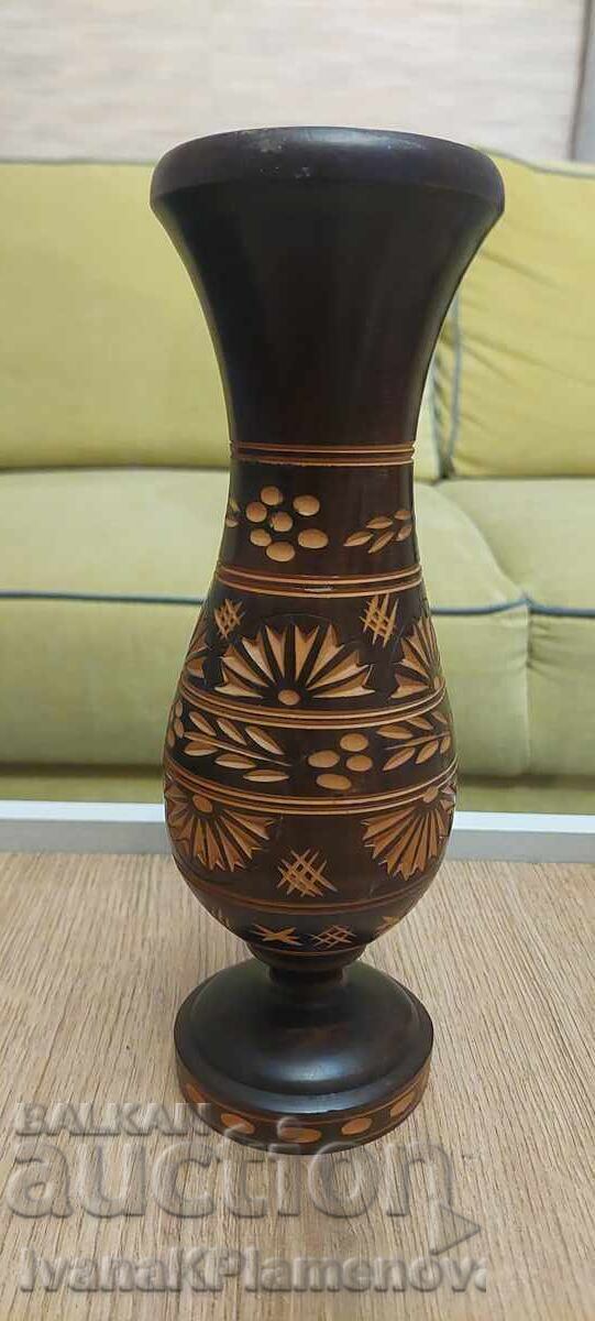 Woodcarving vase for collectors Woodcarving vase for collectors