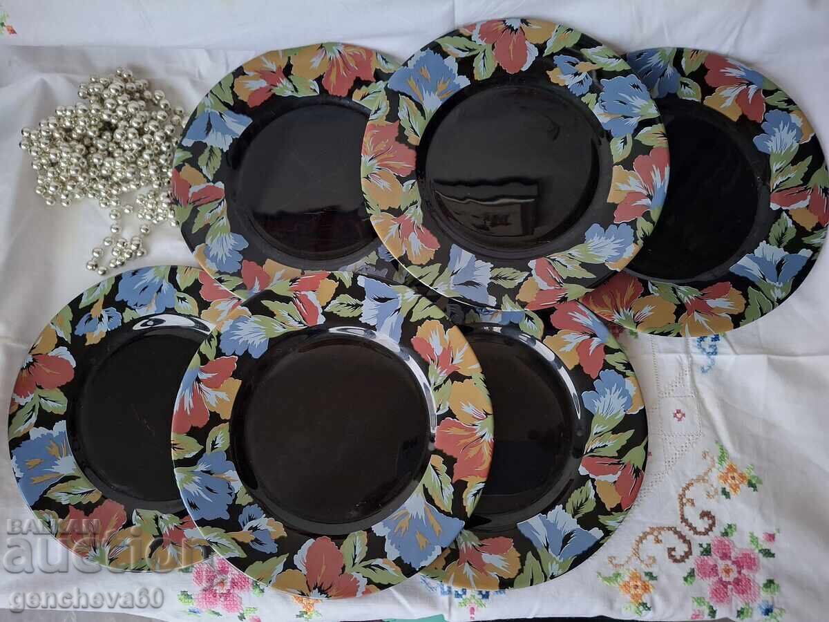 Set de farfurii frantuzesti colorate, Arcopal - 7