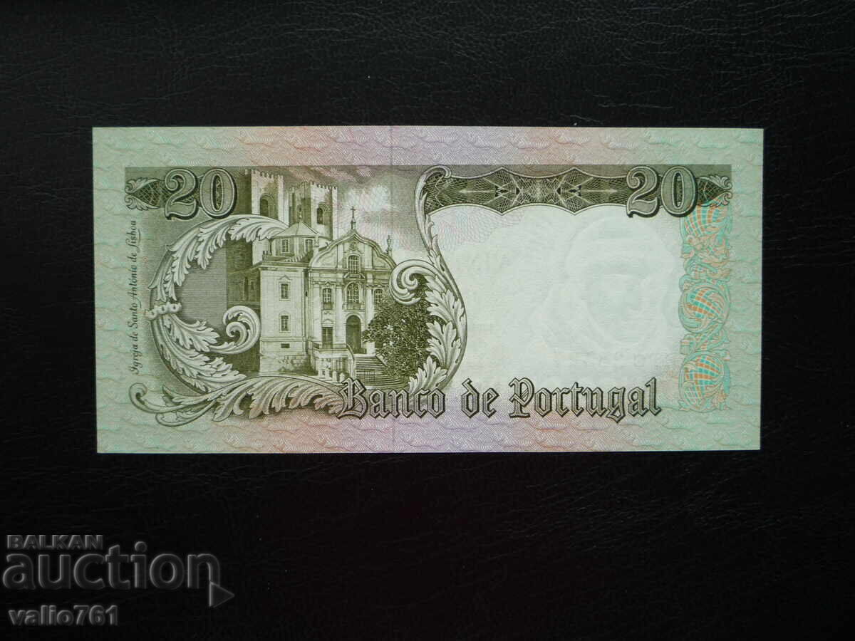 ПОРТУГАЛИЯ 20 ЕСКУДОС 1964  НОВА  UNC с цена € 6.00 | 11.74 лв.