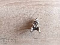 OLD SILVER RING WITH EROTIC SCENE