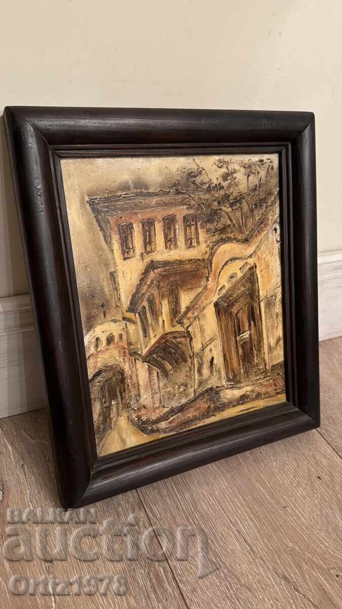 Παλιά βουλγαρική ζωγραφική, λάδι. με τιμή 129.00 BGN | € 65.96 Παλιά βουλγαρική ζωγραφική, λάδι. με τιμή 129.00 BGN | € 65.96