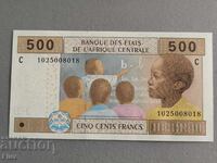 Bancnotă - Centru. Statele africane - 500 franci UNC | 2002