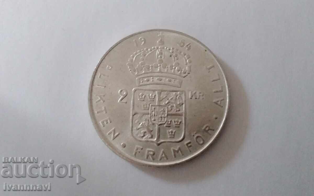 2 kroner 1954 quality Sweden 2 kroner 1954 quality Sweden
