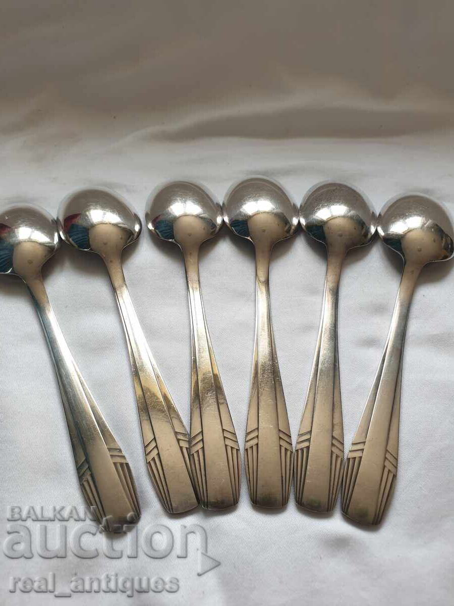 Set of silver plated spoons with price 42.00 BGN | € 21.47 Set of silver plated spoons with price 42.00 BGN | € 21.47