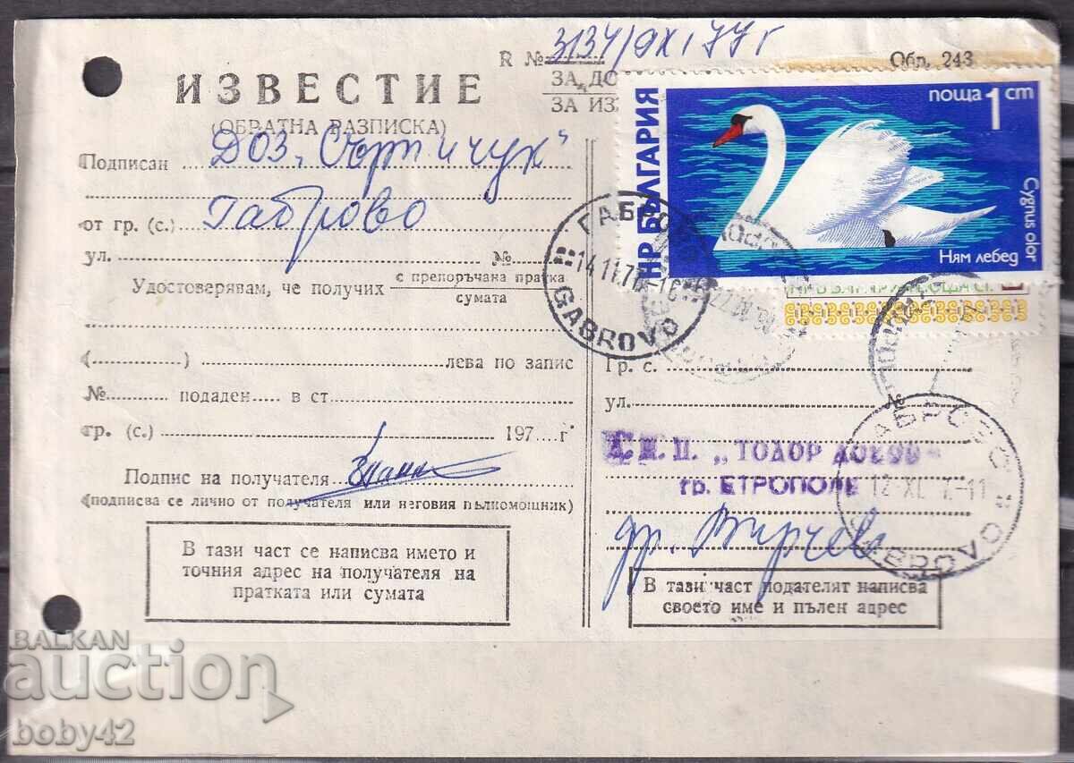 PPM Izvesktie (Returned), traveled Gabrovo-Etropole PPM Izvesktie (Returned), traveled Gabrovo-Etropole