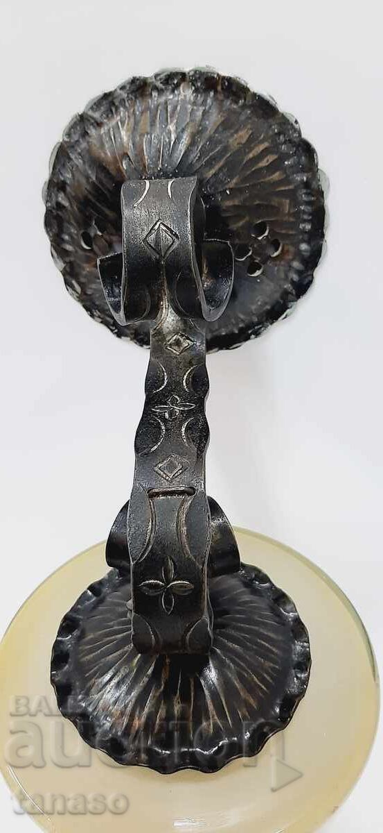 Auction Old wrought iron sconce (1.5) Auction Old wrought iron sconce (1.5)