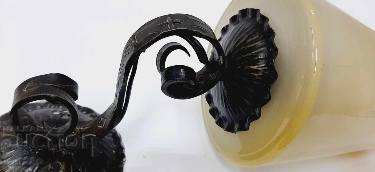 Old wrought iron sconce (1.5) - 7 Old wrought iron sconce (1.5) - 7