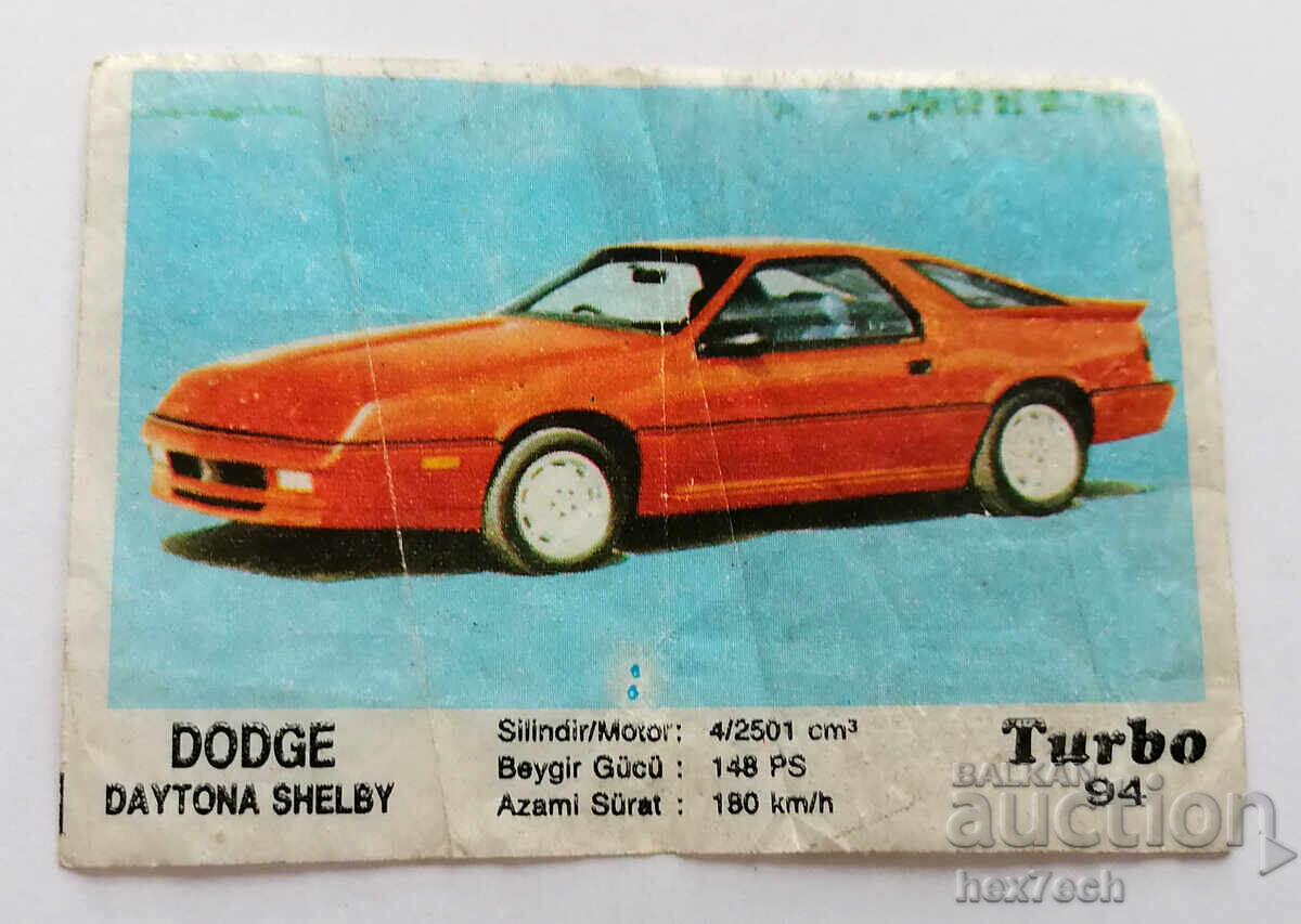❤️ ⭐ Picture Turbo Turbo black 94 Dodge Daytona Shelby ⭐ ❤️