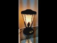 Old wrought iron electric table lamp (1.5)