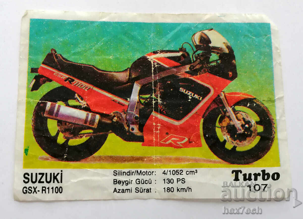 ❤️ ⭐ Picture Turbo Turbo black 107 Suzuki GSX-R1100 ⭐ ❤️ ❤️ ⭐ Picture Turbo Turbo black 107 Suzuki GSX-R1100 ⭐ ❤️