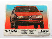 ❤️ ⭐ Picture Turbo Turbo black 114 Alfa Romeo 75 ⭐ ❤️